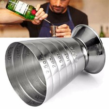 75ML Single Jigger Shot Short Drink Spirit Measure Cup Cocktail Party Bar Home