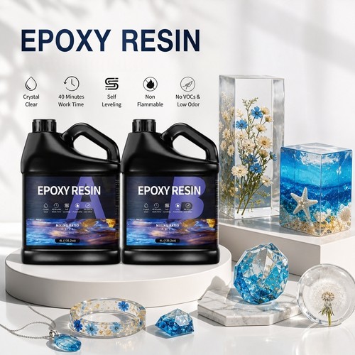 Fast cure epoxy resin - kit, 1:1