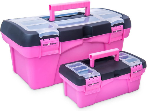Pink tool box - pink,