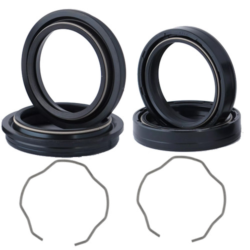 Fork oil seals - oil, covers