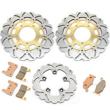 Front Rear Brake Discs Pads