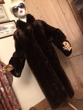 VINTAGE BEAVER LAMB LONG COAT