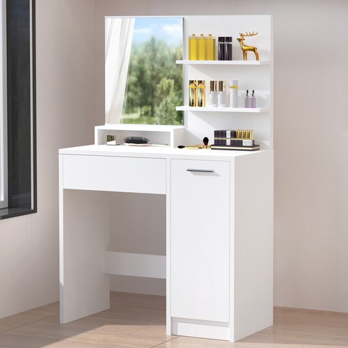Small vanity desk with shelf - vanity, &