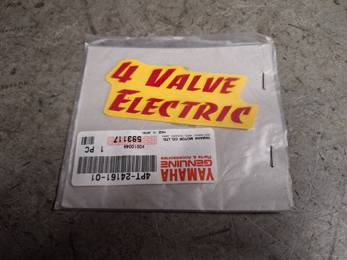 Yamaha xt600e decal 4 valve - yamaha,