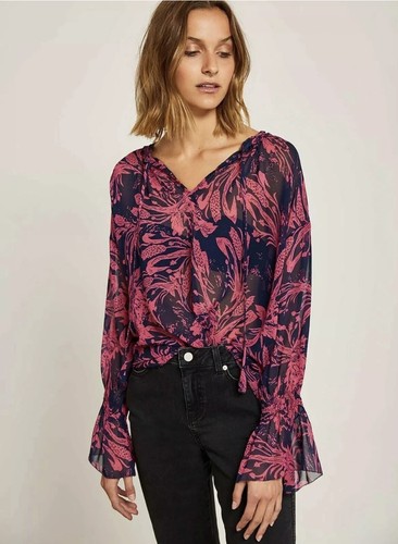 Mint velvet chiffon blouse - chiffon,