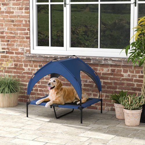 Cooling elevated dog bed - cooling,