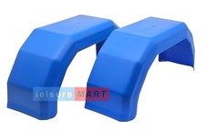 A Pair of 8 Inch Blue Plastic