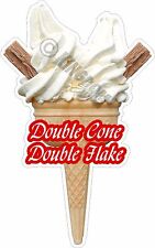 SOFT ICE CREAM DOUBLE CONE &