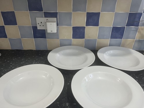 Large white heavy rimmed - large,