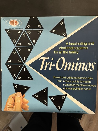 Triominos board game ideal - game,
