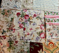 Vintage Floral Fabric X 12 Designs - Scrap Pack - 400g Approx- Covers 100x150cm+