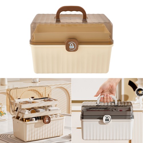 Foldable large vanity case - foldable,