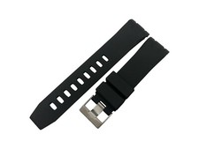 BLACK 22mm Rubber/Silicone