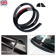 1.5M 3D Gloss Black Car Rear Wing Lip Spoiler Tail Trunk Boot Trim Universal UK