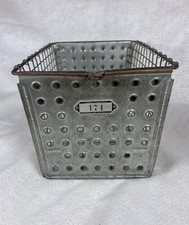 Vintage Wire Gym Locker Basket