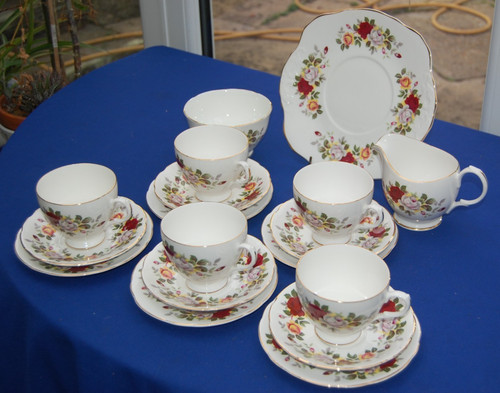Vintage sutherland bone china - vintage,