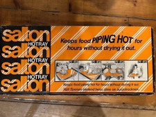 Vintage Salton H3 Hotray Food Warmer Hot Tray Boxed w/ Power Cable 1970s Retro