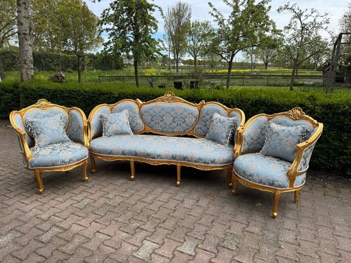 Sofa set french - sofa, louis