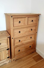 Corona 5 Drawer Chest - Rustic