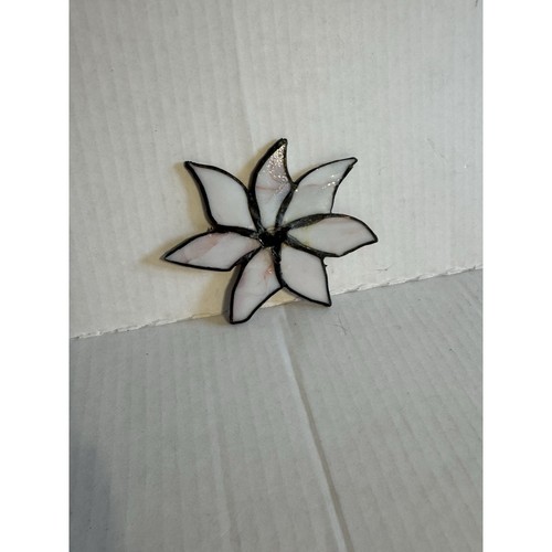 Stained glass white pink - stained,