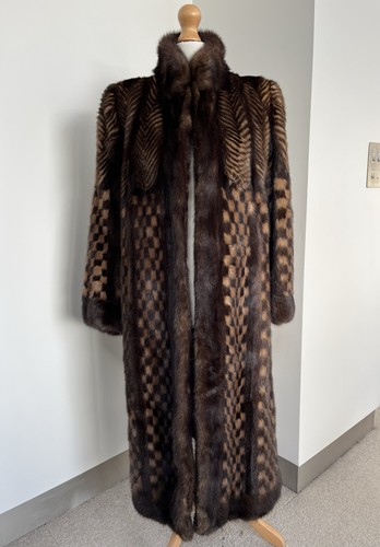 Vintage 1980s mink fur coat - vintage,