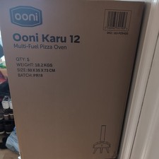 Ooni Karu 12 Multi-Fuel Outdoor Pizza Oven Brand New In Box Foodie Present 
