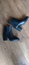 Women’s Geox  Respira  Leather Ankle Boots in Black,  Size 5, eu38