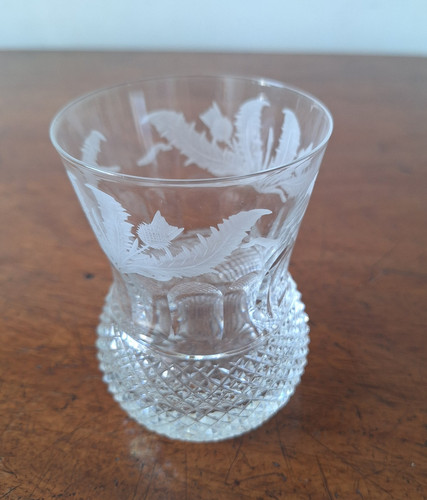 Edinburgh crystal thistle - crystal,