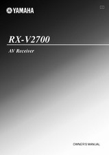 Yamaha RX-V2700 Receiver