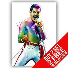 FREDDIE MERCURY QUEEN BOHEMIAN RHAPSODY POSTER PRINT A4 A3- BUY 2 GET ANY 2 FREE