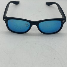 RayBan Wayfarer JR Sunglasses - Black Frames - Blue Lens
