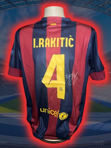Hand signed ivan rakitic - rakitic, fc