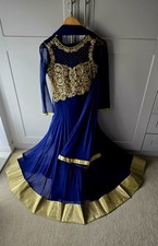 Women's Indian anarkali Blue