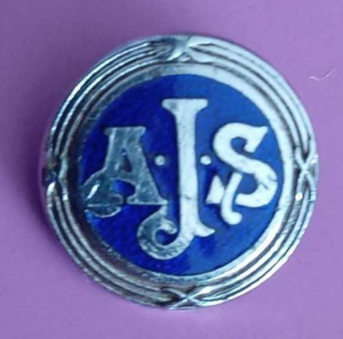 Ajs motorcycles vintage - vintage, enamel