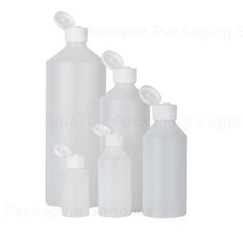 Plastic bottles natural - natural, hdpe