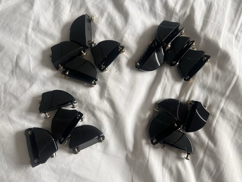 Drum lugs black - drum, (16)