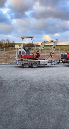 Mini digger and - digger, hire
