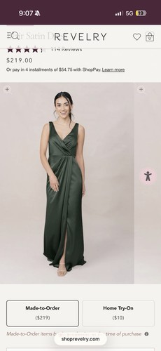 Revelry deep olive - blair, satin