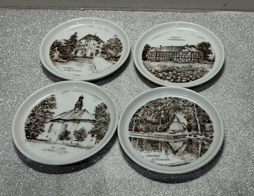 Set porcelain saucers - 4,