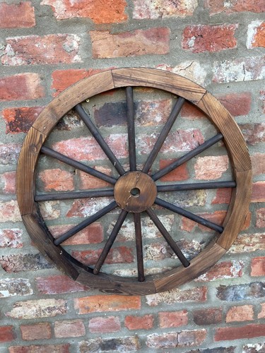 Garden wooden wagon - garden, wheel