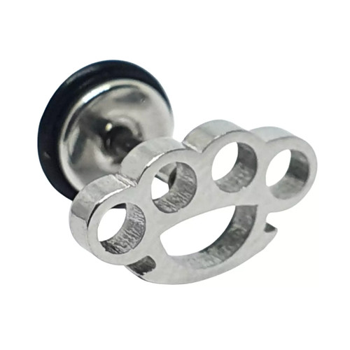 Knuckle duster earring - knuckle,