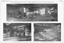 1908 5x Old Engineering Prints