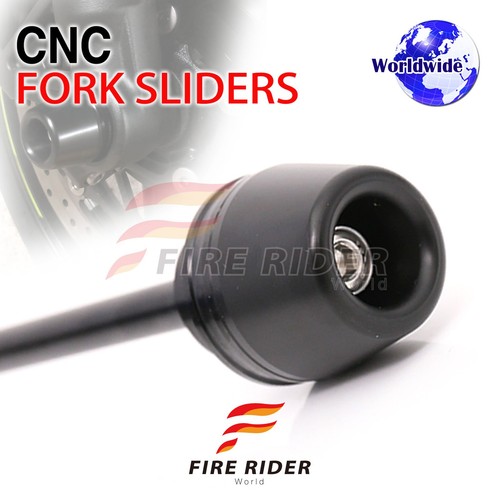 Black front wheel axle slider - black,