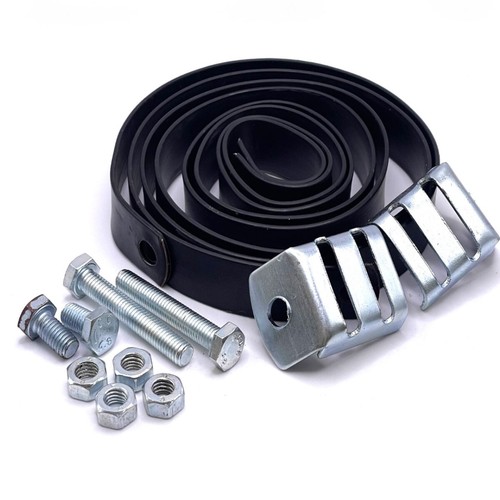 Lpg gas tank - straps, mounting
