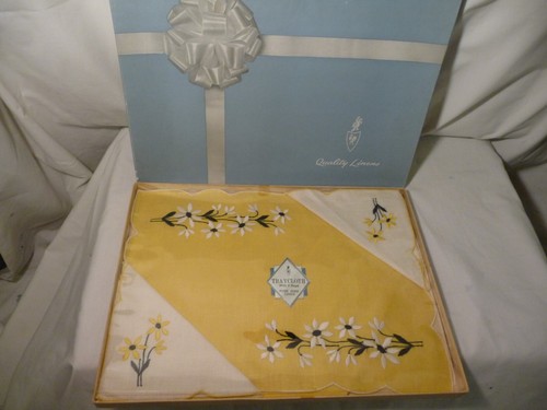 Vintage traycloth and - traycloth, 2