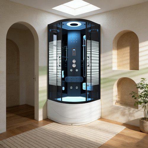 Steam shower cabin 900x900 - steam,
