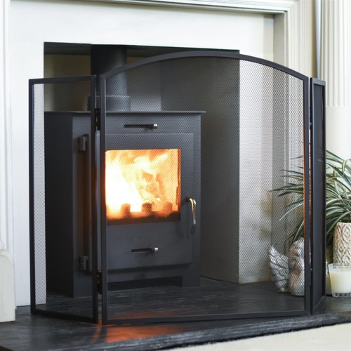 Black central arched three - black,