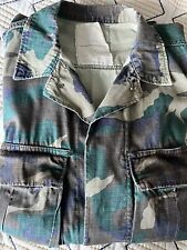 Vietnam era ERDL Jungle Jacket Small Regular 22in Chest Straight Pockets Rare!