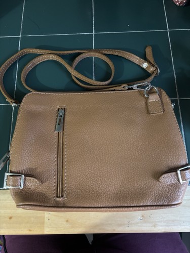 Small tan leather - small,