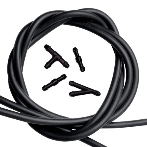 Black rubber windscreen wiper - black,
